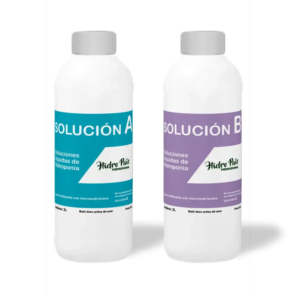 Nutrientes Hidroponia (Plantas verdes) – Rendimiento 200L