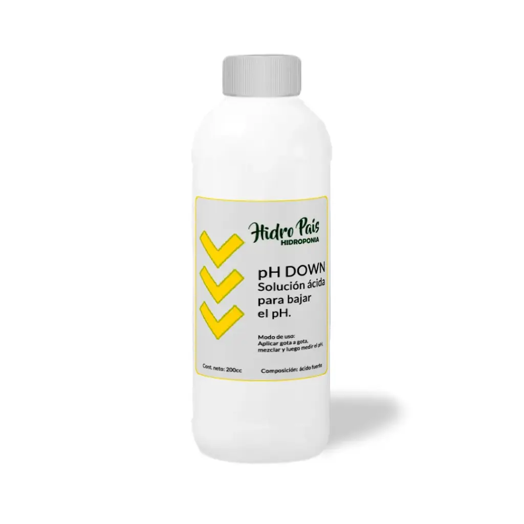 Líquido regulador de pH abajo x 250ml
