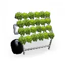 Sistema Hidropónico de Escalera 28 plantas con Nutrientes