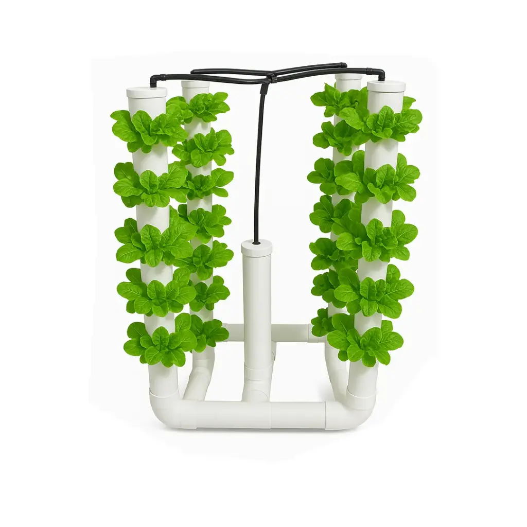 Sistema Hidropónico Vertical 80 plantas con Nutrientes