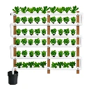Sistema Hidropónico Design Pared 88 plantas con Nutrientes