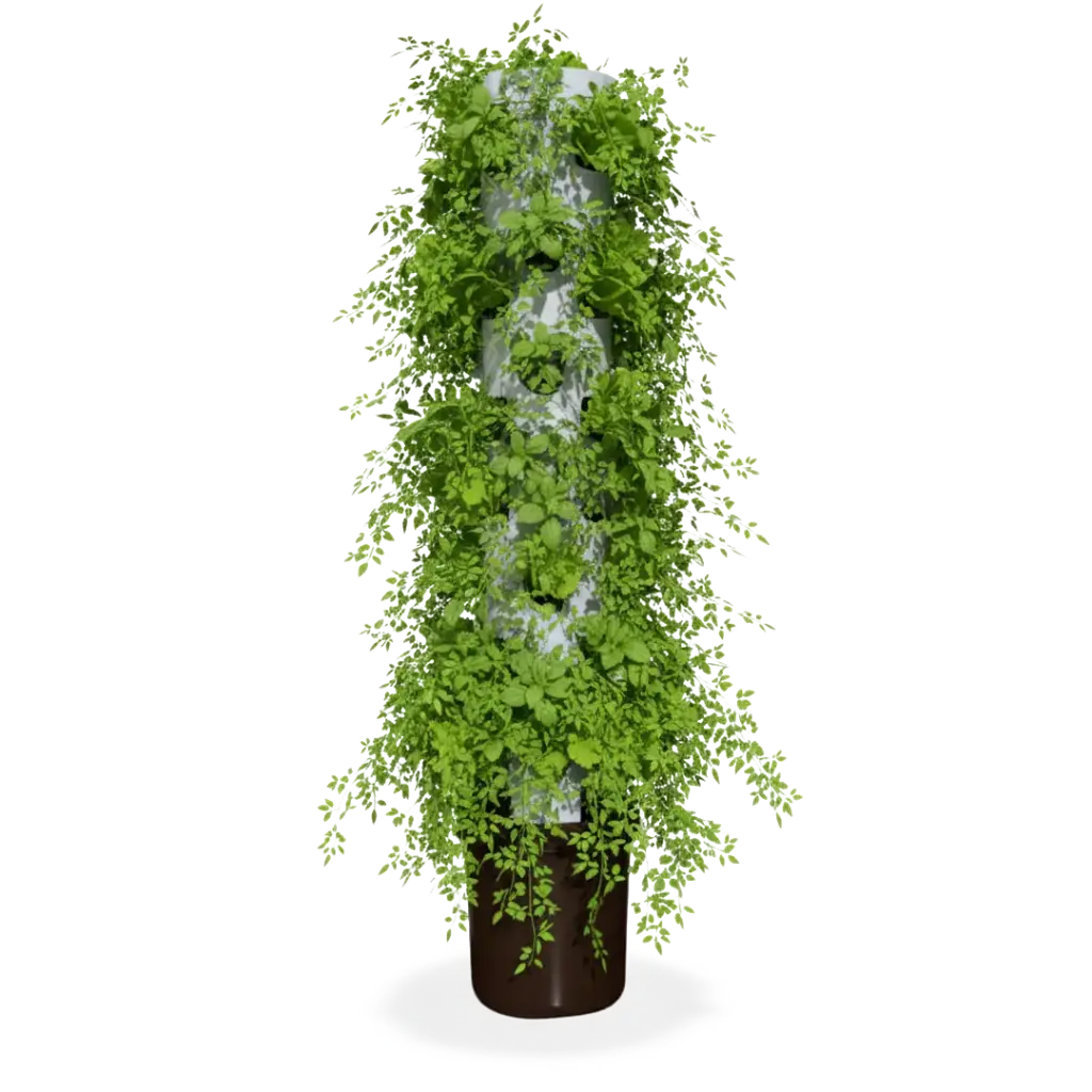 Sistema Hidropónico Vertical 21 plantas con Nutrientes