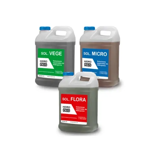 Nutrientes Hidroponia (Plantas frutales) – Rendimiento 200L