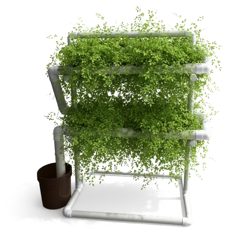 Sistema Hidropónico Vertical 28 plantas con Nutrientes